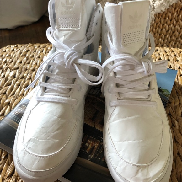ADIDAS Devon Paper Hi-tops - Picture 3 of 6